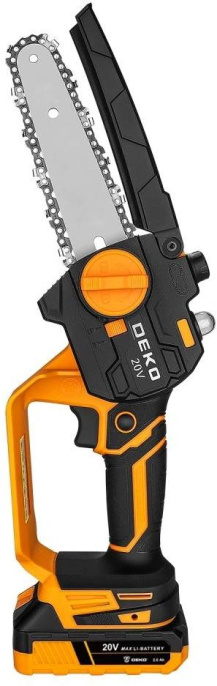 Цепная пила Deko DKCHS 20-6 Pro аккум. дл.шины:6" 15cm 2аккум. 2.2Ач ЗУ 081-2025