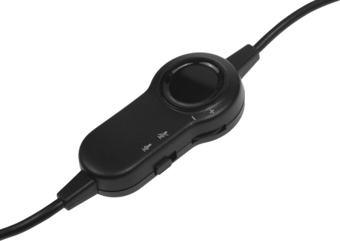 Гарнитура Logitech H150,  для контактных центров, накладные,  проводные, белый  / черный [981-000453]