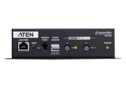 ATEN PE4102G-AT-G Устройство распределения питания, с управлением, 10A, 2.4kW, 2 порта, 1 банк, IP доступ, ввод C14, 2*C13;вкл/выкл по портам;без шнуров