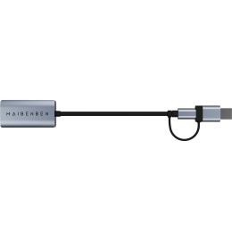Адаптер Maibenben Adapter USB-C/USB-A to RJ45 LAN 1000M (DS02RG0125)