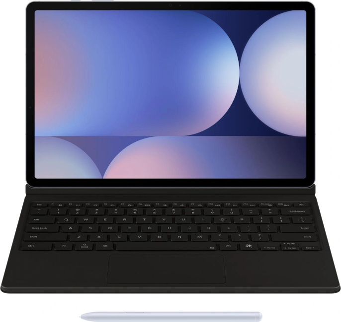 Чехол-клавиатура Samsung Book Cover Keyboard, для  Samsung Galaxy Tab S9+/S9 FE+/S10+, черный [ef-dx825ubrgru]