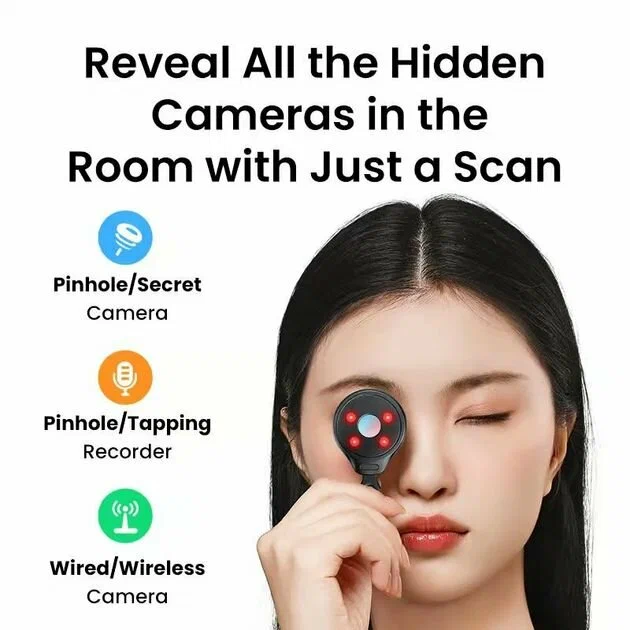 Детектор инфракрасной камеры UGREEN LP793 35579 Hidden Infrared Camera Detector. Цвет: черный 35579_