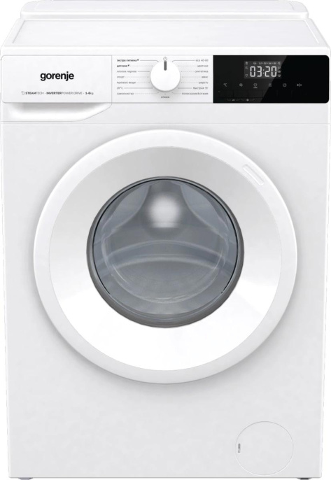 Стиральная машина Gorenje W2NHPI62SCSIRV, с внешним баком, с фронтальной загрузкой, 6кг, 1200об/мин, с паром, инверторная