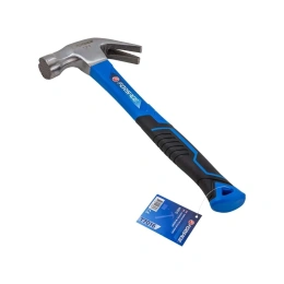 Молоток-гвоздодер с магнитным держателем гвоздя Forsage 450гр. F-T7016 56619 F-T7016 56619