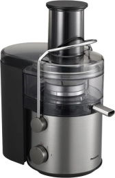 Соковыжималка центробежная Panasonic MJ-CB600STQ 1000Вт рез.сок.:1500мл. серебристый/черный