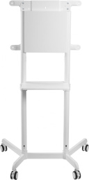 Стойка для телевизора Cactus CS-ST1146WT, 37-70", напольный, мобильный,  белый