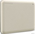 Внешний накопитель Toshiba Canvio Advance 2TB HDTCA20EW3AA (бежевый) HDD, USB 3.2 Gen1 (5 Гбит/с), 2.5", пластик, USB 3.0, цвет бежевый