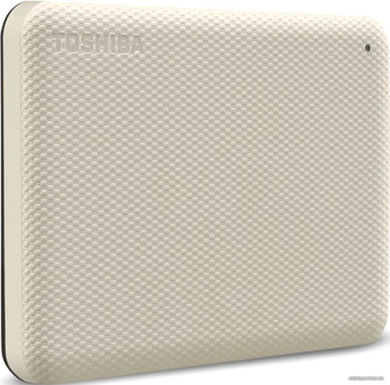 Внешний накопитель Toshiba Canvio Advance 2TB HDTCA20EW3AA (бежевый) HDD, USB 3.2 Gen1 (5 Гбит/с), 2.5", пластик, USB 3.0, цвет бежевый