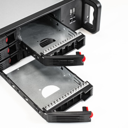 Серверная платформа ExeGate Pro 2U650-HS09 <RM 19", высота 2U, глубина 650, Redundant БП 2x550W, 9xHotSwap, 2*USB> EX294279RUS