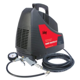 FUBAG HANDY MASTER KIT Компрессор+набор из 5 предметов [8213690KOA607 8213690KOA536 /646028] {Произ- водит., л/мин 180 Давле- ние, бар 8 Мощность, кВт 1.1 Напря- жение, В 220 Вес, кг 7}