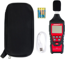 Измеритель уровня шума Ermenrich Seek DS40 портативный красный/черный 82995