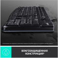 Комплект (клавиатура+мышь) Logitech MK120, USB, проводной, с гравировкой, черный [920-002562]