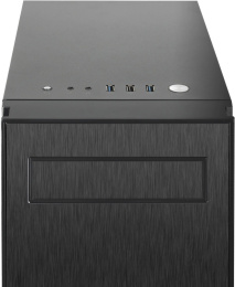 Корпус ATX CHIEFTEC Hawk, Midi-Tower, без БП, черный [al-02b-tg-op]