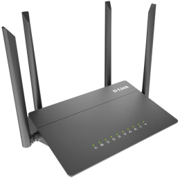 Wi-Fi роутер D-Link DIR-815/RU/R4A, Wi-Fi 5, AC1200, 2.4/5ГГц, 4 LAN, 1xUSB, черный