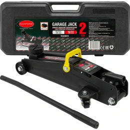 Домкрат ROCKFORCE подкатной гидравлический 2 т RF-TH22001C кейс(29977)