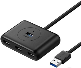Хаб UGREEN CR113 20291 USB 3.0 Hub. Длина 1 м. Цвет: черный