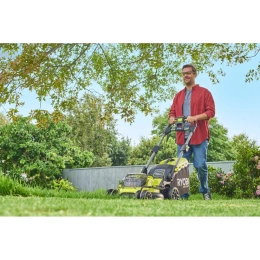 Бесщеточная газонокосилка Ryobi ONE+ RY18LMX40B-0 5133005479