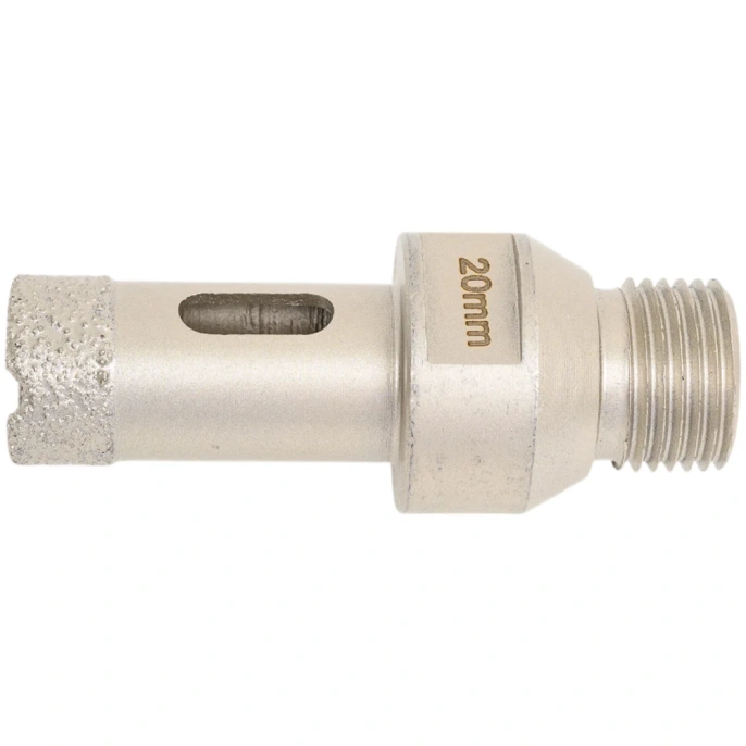 Коронка алмазная, вакуумное спекание (20х40 мм; 1/2"; М14) TECH-NICK TUK 136.600.6676