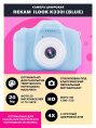 Цифровой компактный фотоаппарат Rekam iLook K330i, детский, голубой