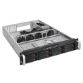 Серверная платформа ExeGate Pro 2U550-HS08 <RM 19", высота 2U, глубина 550, Redundant БП 2x550W, 8xHotSwap, 2xUSB> EX292412RUS