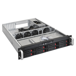 Серверная платформа ExeGate Pro 2U550-HS08 <RM 19", высота 2U, глубина 550, Redundant БП 2x550W, 8xHotSwap, 2xUSB> EX292412RUS