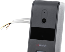 Комплект домофона HIWATCH DS-D100K,  серебристый