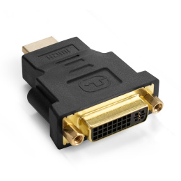 Переходник DVI-D-HDMI ExeGate EX-HDMI-DVI-3 (25F/19M, v 1.4b, позолоченные контакты, экран) EX294729RUS