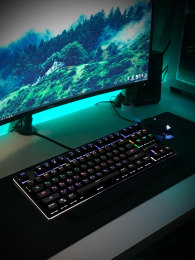 Клавиатура SunWind SW-K900G механическая черный USB Multimedia for gamer LED (1422332) кабель 1.8м
