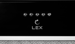 Вытяжка встраиваемая Lex GS Bloc P 600 BL черный управление: кнопочное (1 мотор)