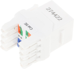 Модуль Hyperline KJ8-8P8C-C5E-180-WH информ. KeystoneRJ45 кат.5E UTP бел. упак.:1шт
