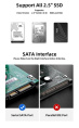 Бокс для накопителей 2.5" Netac WH11 NT07WH11-30CC 2.5 SATA to USB3.0 + USB3.0 C to C cable