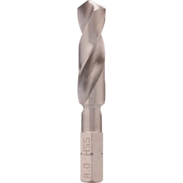 Сверло по металлу 8.0x51/32 мм, HSS-G, 118 градусов, Hex-1/4" VOLKEL V67180