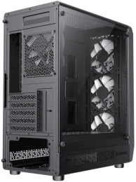 Корпус GameMax Forge MB без БП Черный, ATX, USB3.0,Зак.стекло,4*120мм ARGB вент+конт., пыл.фильтр