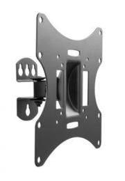 Кронштейн для телевизора ULTRAMOUNTS UM858, 17-43", настенный, поворот и наклон,  черный