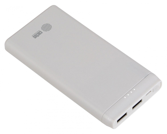 Внешний аккумулятор (Power Bank) Cactus CS-PBFSMT-10000,  10000мAч,  белый