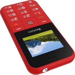 Сотовый телефон XENIUM X718,  красный