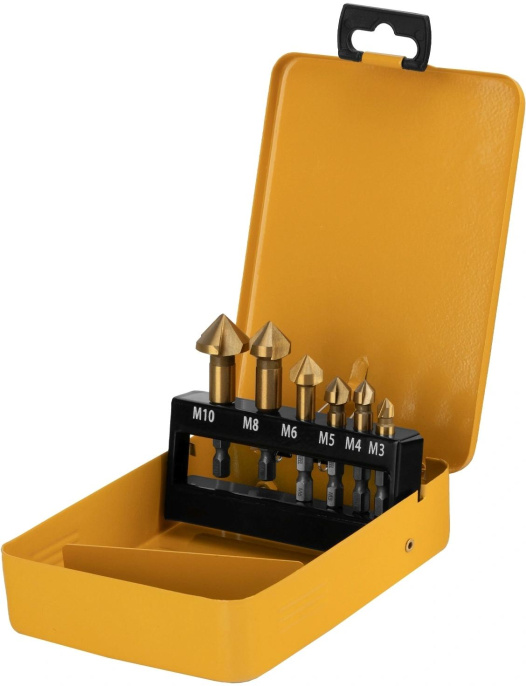 Набор оснастки Denzel 72313 по металлу 6пред. для дрелей