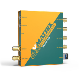 Усилитель-распределитель AVMATRIX SD1151 12G-SDI 1×5 с восстановлением тактовой частоты 29997