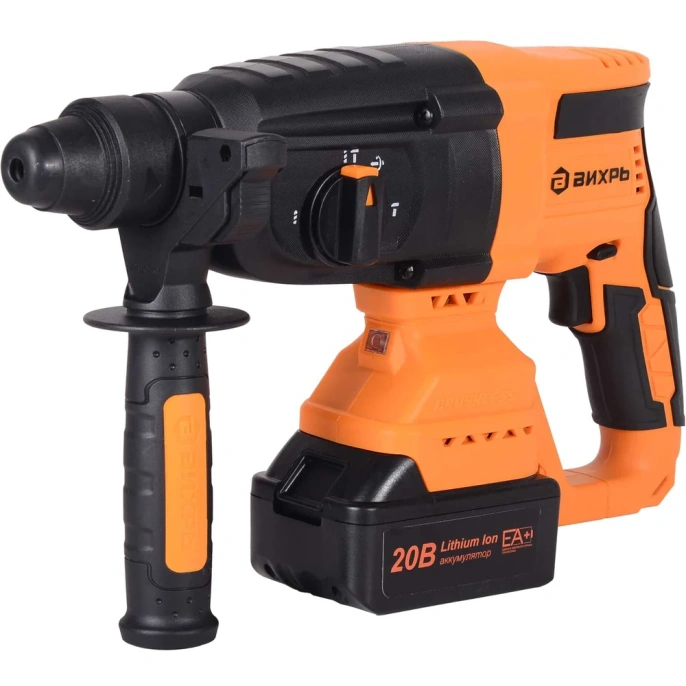 Перфоратор аккумуляторный Вихрь АП-20Li/4, в комплекте 2 АКБ и ЗУ, в кейсе 72/3/20