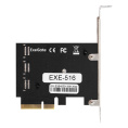 Контроллер ExeGate EXE-516 (PCI-E x4 v3.0, SATA3 6Gb/s, 6 int, ASMedia Chipset ASM1166) EX296207RUS
