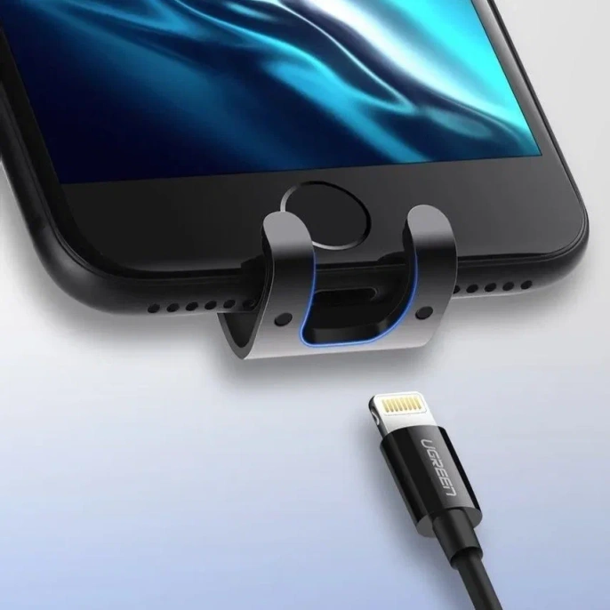 Подставка-держатель UGREEN LP130 50564 Gravity Drive Air Vent Mount Phone Holder на вентиляционную решетку автомобиля. Цвет: серый космос