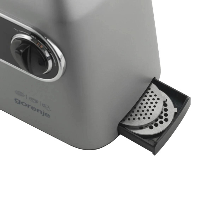 Мясорубка Gorenje MG2500DS 2500Вт серый/серебристый