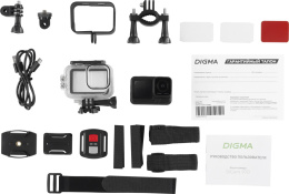 Экшн-камера Digma DiCam 970 1xCMOS 12Mpix черный (DC970 COMBO)
