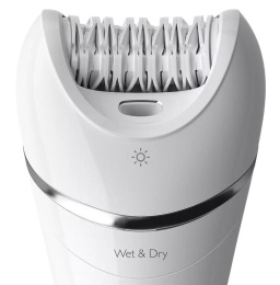 Philips эпилятор Series 8000 BRE700/00 Цвет: белый (вилка РФ)