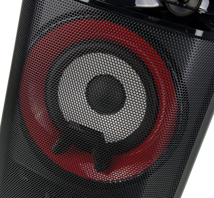 Музыкальный центр LG OK65, 500Вт, с караоке, Bluetooth, FM, USB, CD, черный,
