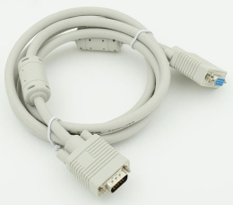 Кабель ESPADA 14728039VGA m VGA f 1.8м феррит.кольца серый