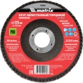 Круг лепестковый торцевой P80; 125x22.2 мм MATRIX 74044