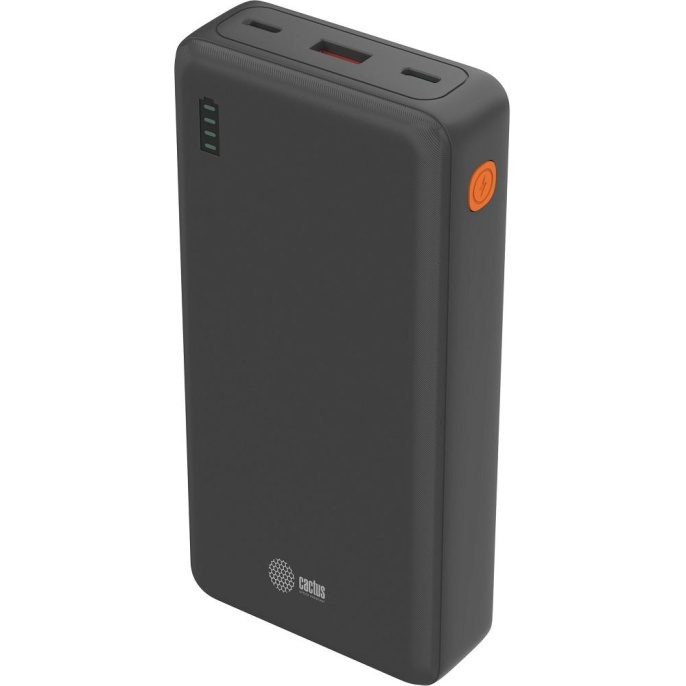 Внешний аккумулятор (Power Bank) Cactus CS-PBFSDA-20000,  20000мAч,  черный