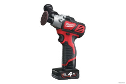 Полировальная машина Milwaukee M12 BPS-421X 4933447799 питание: аккумулятор, 12 В, частота вращения на холостом ходу: от 2800 до 8300 об/мин, диаметр диска: 76 мм, фиксация