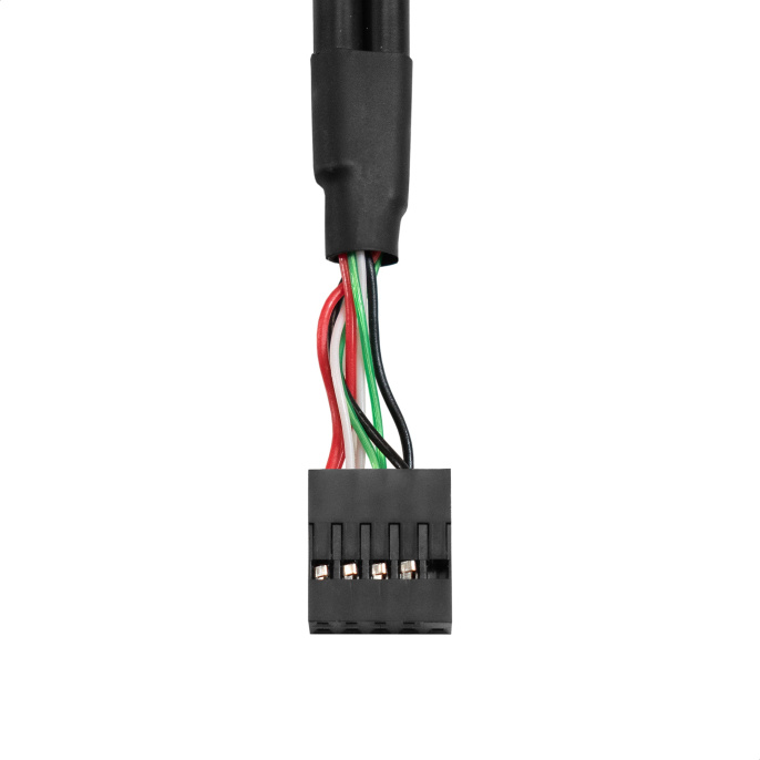 Планка портов в корпус 2xUSB2.0 ExeGate BrctUSB2-2A-LP (USB 2.0 9pin (IDC 9pin F) --> 2x USB 2.0 Af, кабель 30см, Low Profile) EX298293RUS